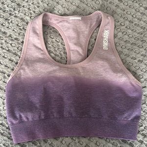 Gymshark Purple Adapt Ombre Seamless Sports Bra